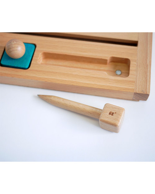 Kiko+ and gg* Magic Drawing Board Oekaki House Dog - Sustainable Beechwood Non-toxic colours Drawing Boards