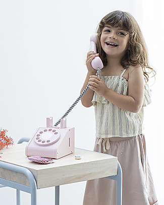 Kiko+ and gg* Toy Telephone, Pink - Includes Coins and Coin Purse! Pretend Play