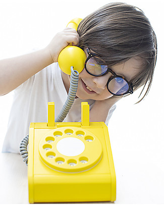 Kiko+ and gg* Toy Telephone, Yellow - Includes Coins and Coin Purse! Pretend Play