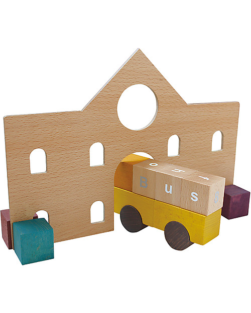 Wooden Blocks. Like New. Tsumiki School Block deals Set, KIKO+ gg*