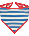 Kite Balloons Bandana Bib, Reversible - Red  - 100% Organic Cotton Bandana Bibs