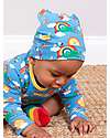 Kite Cap with Ears - Blue - Rainbow Print - Organic Cotton Sunhats