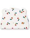Kite Cap with Ears - White - Multicolored Caterpillars - 100% Cotton Sunhats