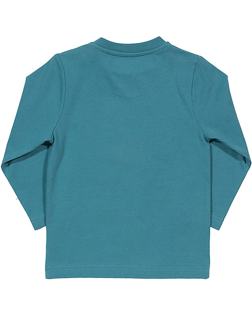 Kite Excavator Long Sleeve Top Blue- 100% Organic Cotton Sweatshirts