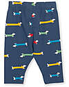 Kite Footless Leggings - Silly Sausage -  Blu Navy - Organic Cotton Leggings