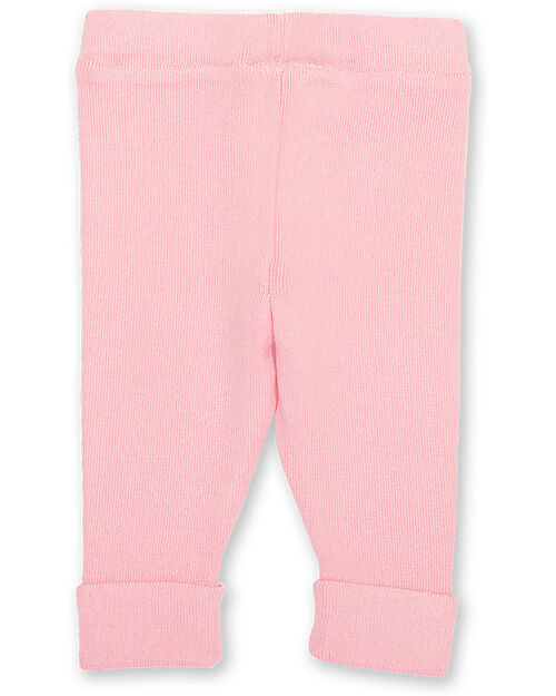 Kite Knitted Footless Leggings - Pink - 100% Organic Cotton Leggings