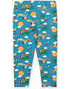 Kite Leggings - Blue - Rainbow - with Elasticized Waist - Organic Cotton Jersey Leggings