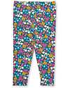 Kite Leggings - Floral - with Elasticized Waist - Organic Cotton Jersey Leggings