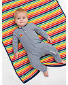 Kite Long Sleeved Sleepsuit Growing Up - Grow Together - Blue Navy - 100% Organic Cotton Babygrows