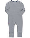 Kite Long Sleeved Sleepsuit Growing Up - Grow Together - Blue Navy - 100% Organic Cotton Babygrows