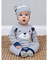 Kite Long Sleeved Sleepsuit - Otterly - Grey - Organic Cotton Babygrows