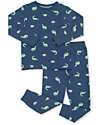 Kite Pajama Set - Blue - Floral Print - Organic Cotton Jersey Pyjamas