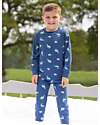 Kite Pajama Set - Blue - Floral Print - Organic Cotton Jersey Pyjamas