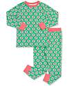 Kite Pajama Set - Green - Floral Print - Organic Cotton Jersey Pyjamas