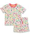 Kite Pajama Set - Pink - Floral Print - Organic Cotton Pyjamas