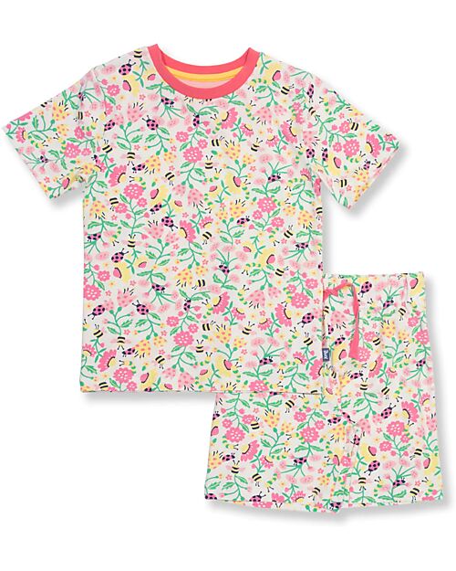 Kite Pajama Set - Pink - Floral Print - Organic Cotton Pyjamas