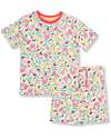 Kite Pajama Set - Pink - Floral Print - Organic Cotton Pyjamas