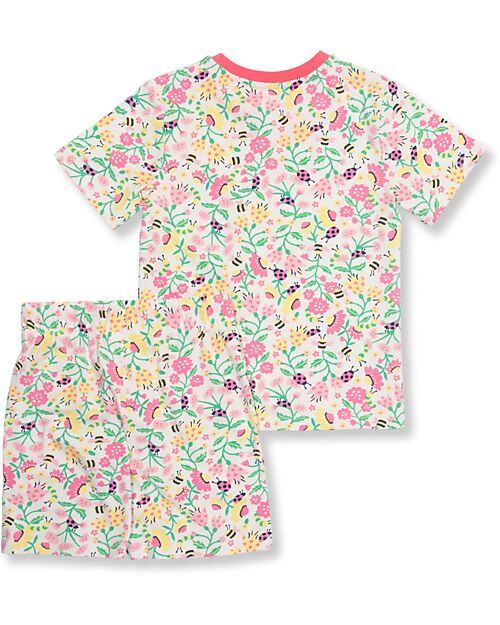 Kite Pajama Set - Pink - Floral Print - Organic Cotton Pyjamas