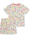 Kite Pajama Set - Pink - Floral Print - Organic Cotton Pyjamas