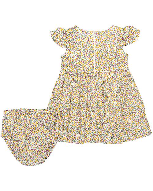 Kite Set Dress with Shorts - Little Bud - Ruffled Sleeves - 100% Organic Cotton Dresses_