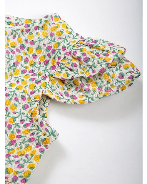 Kite Set Dress with Shorts - Little Bud - Ruffled Sleeves - 100% Organic Cotton Dresses_