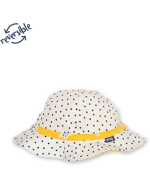 Kite Summer Reversible Hat - Classic - Navy - 100% Organic Cotton Sunhats
