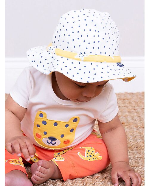 Kite Summer Reversible Hat - Classic - Navy - 100% Organic Cotton Sunhats