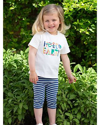 Kite T-Shirt - Cream - Hello Earth Print - 100% Organic Cotton T-shirts