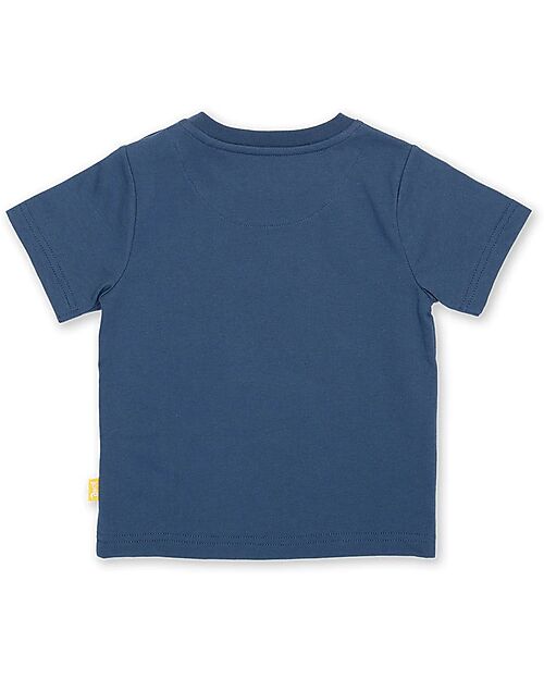 Kite T-Shirt - Navy - Tractor Print - 100% Organic Cotton T-shirts