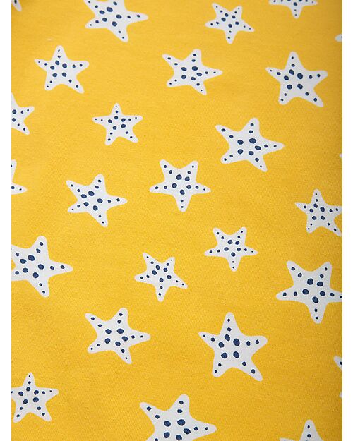 Kite T-shirt - Super Starfish - Giallo - 100% Organic Cotton Dresses_