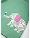 Kite T-shirt with Appliqué - Kind Ele - Green - 100% Organic Cotton Dresses_