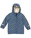 Kite Waterproof Jacket - Fab Flower - Blue Navy - Quilted Lining Waterproof