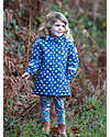 Kite Waterproof Jacket - Fab Flower - Blue Navy - Quilted Lining Waterproof