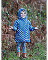 Kite Waterproof Jacket - Fab Flower - Blue Navy - Quilted Lining Waterproof