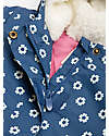 Kite Waterproof Jacket - Fab Flower - Blue Navy - Quilted Lining Waterproof
