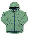 Kite Waterproof Jacket - Green - Dino Print - 100% Recycled Material Waterproof