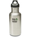 Klean Kanteen Classic Stainless Steel Water Bottle 532 ml - Brushed Steel - Robust, Light and Safe Thermos Bottles