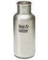 Klean Kanteen Classic Stainless Steel Water Bottle 532 ml - Brushed Steel - Robust, Light and Safe Thermos Bottles