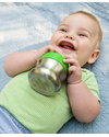 Klean Kanteen Kids Stainless Steel Baby Bottle 148 ml Safe, Robust, Slow Flow (0-6 months) Teats
