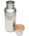 Klean Kanteen Reflect Stainless Steel Water Bottle 532 ml - Brushed Steel - Modern, Functional, Sustainable Thermos Bottles