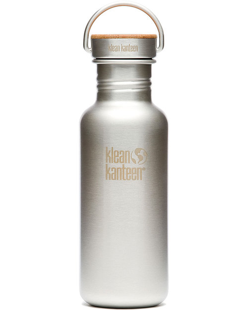 Klean Kanteen Reflect Stainless Steel Water Bottle 532 ml - Brushed Steel - Modern, Functional, Sustainable Thermos Bottles