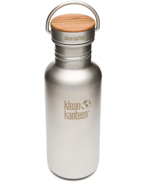 Klean Kanteen Reflect Stainless Steel Water Bottle 532 ml - Brushed Steel - Modern, Functional, Sustainable Thermos Bottles