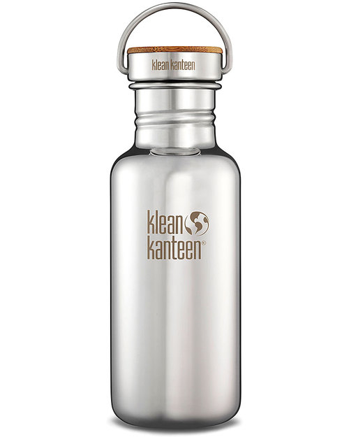 Klean Kanteen Reflect Stainless Steel Water Bottle 532 ml - Mirrored Steel - Modern, Functional, Sustainable Thermos Bottles