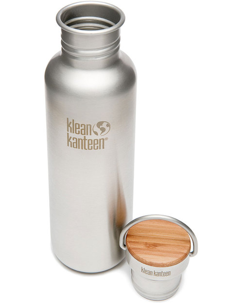 Klean Kanteen Reflect Stainless Steel Water Bottle 800 ml - Brushed Steel - Modern, Functional, Sustainable Thermos Bottles