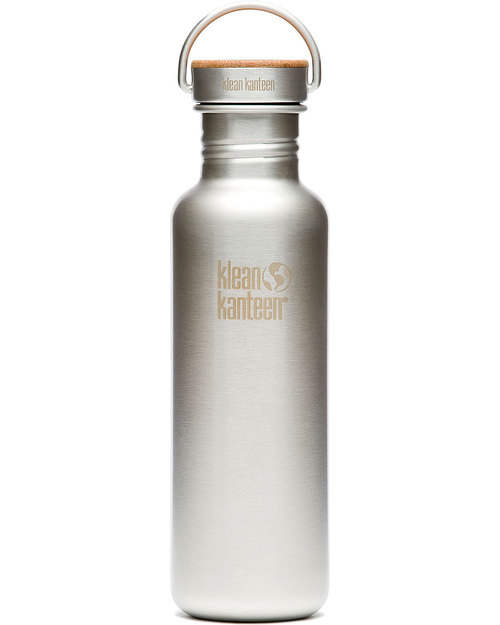 Klean Kanteen Reflect Stainless Steel Water Bottle 800 ml - Brushed Steel - Modern, Functional, Sustainable Thermos Bottles