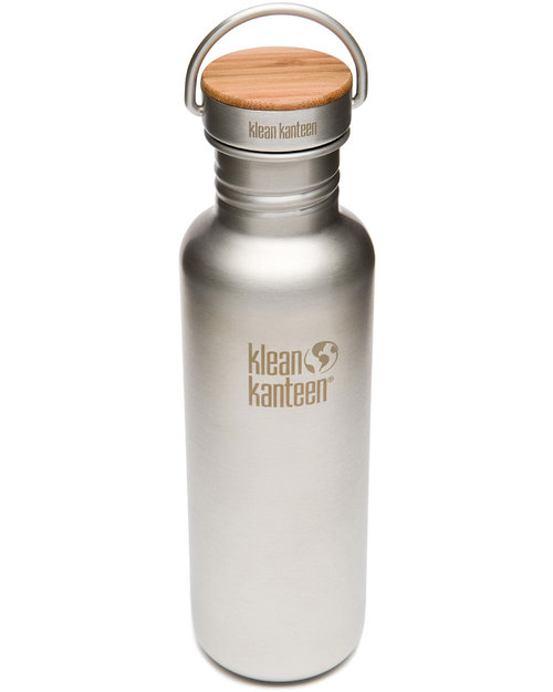 Klean Kanteen Reflect Stainless Steel Water Bottle 800 ml - Brushed Steel - Modern, Functional, Sustainable Thermos Bottles