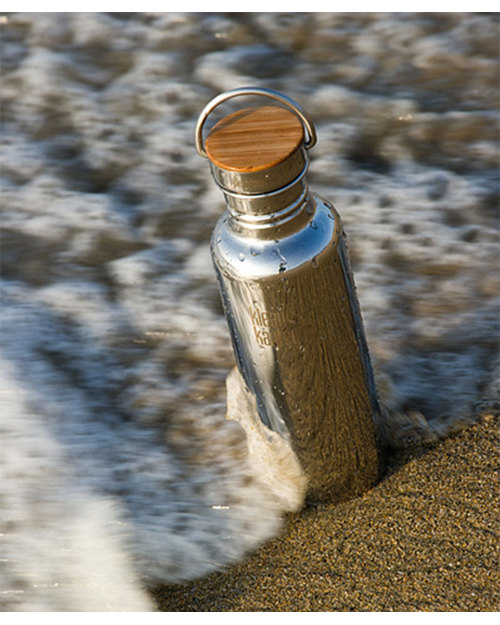 Klean Kanteen Reflect Stainless Steel Water Bottle 800 ml - Mirrored Steel - Modern, Functional, Sustainable Thermos Bottles