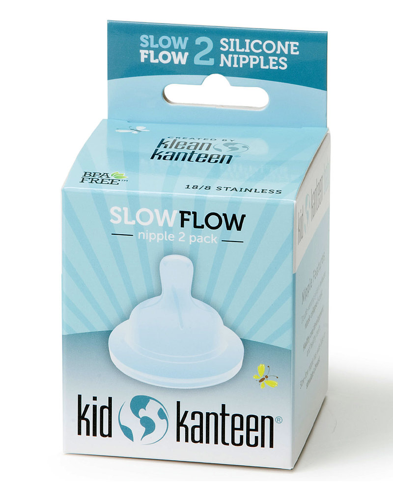 Lansinoh NaturalWAVE Silicone Anti-Colic Baby Bottle Nipples - Slow Flow -  2pk