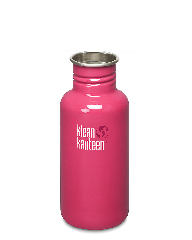 Klean Kanteen Stainless Steel Sport Water Bottle 532 Ml Pink Anemone Robust Light And Safe Girl