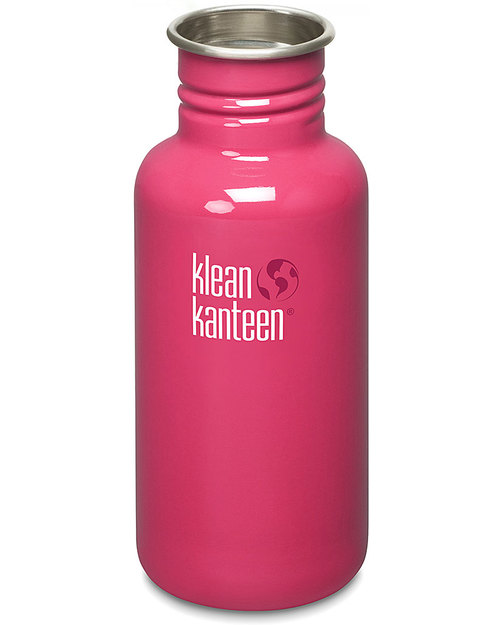 Klean Kanteen Stainless Steel Sport Water Bottle 532 ml - Pink Anemone - Robust, Light and Safe Thermos Bottles